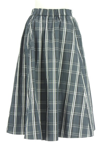 組曲（クミキョク）の古着「ミモレ丈チェック柄スカート（ロングスカート・マキシスカート）」大画像２へ