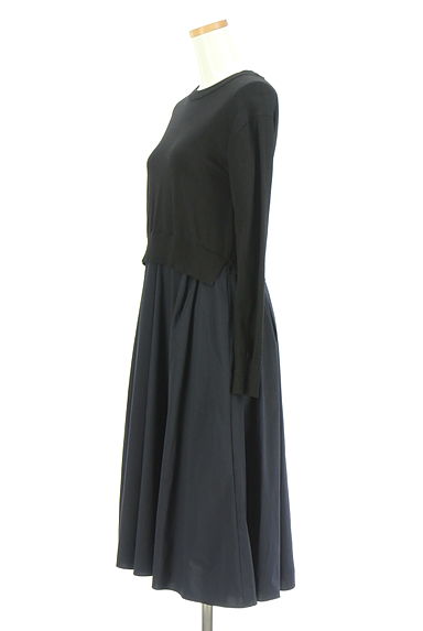 組曲（クミキョク）の古着「異素材ドッキングミモレワンピース（ワンピース・チュニック）」大画像３へ