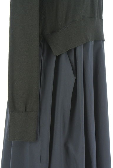 組曲（クミキョク）の古着「異素材ドッキングミモレワンピース（ワンピース・チュニック）」大画像５へ