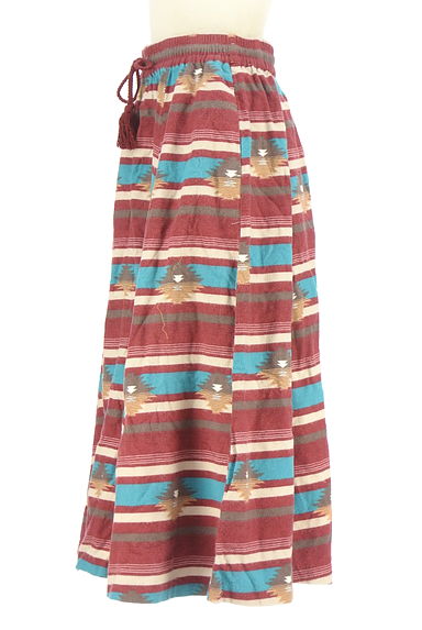 RODEO CROWNS（ロデオクラウン）の古着「エスニック柄起毛ロングスカート（ロングスカート・マキシスカート）」大画像３へ