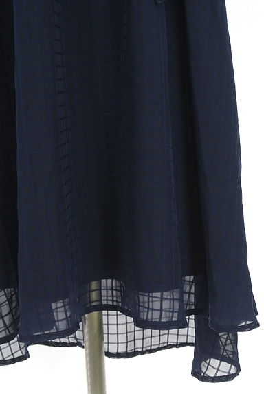 クリックで大画像表示 axes femme(アクシーズファム)の古着「リブ×シフォン切替ワンピース(ワンピース・チュニック)」大画像5へ