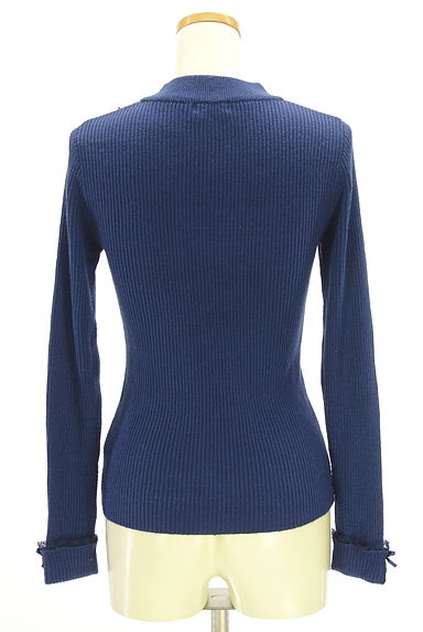 クリックで大画像表示 axes femme(アクシーズファム)の古着「ガーリーモックネックリブニット(ニット)」大画像2へ