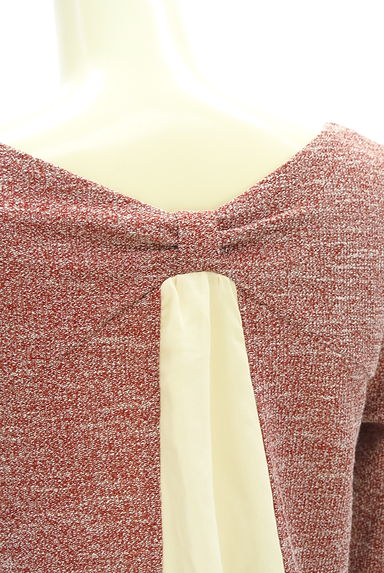 クリックで大画像表示 axes femme(アクシーズファム)の古着「レース切替ニットチュニック(ニット)」大画像5へ