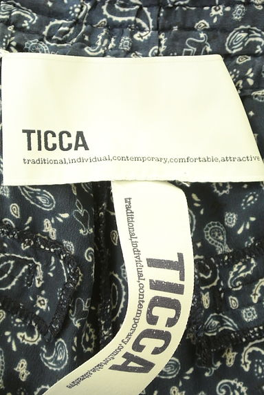 TICCA（ティッカ）の古着「ペイズリー柄キャミ×パンツ セットアップ（セットアップ（ジャケット＋パンツ））」大画像６へ