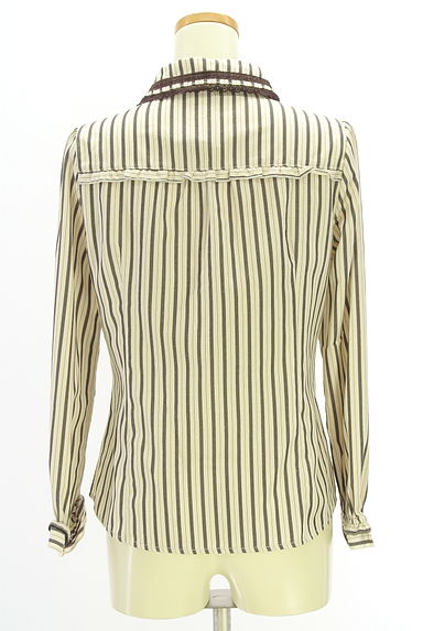 クリックで大画像表示 axes femme(アクシーズファム)の古着「ストライプ柄ブラウス(ブラウス)」大画像2へ