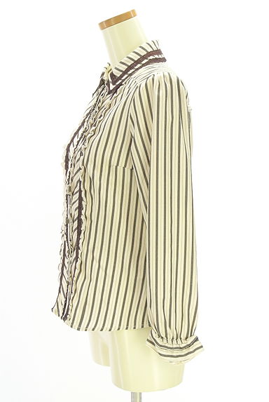 クリックで大画像表示 axes femme(アクシーズファム)の古着「ストライプ柄ブラウス(ブラウス)」大画像3へ