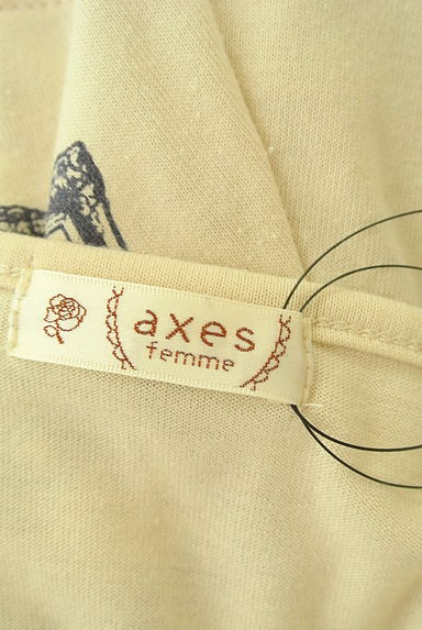クリックで大画像表示 axes femme(アクシーズファム)の古着「半そでミッキープリントカットソー(カットソー・プルオーバー)」大画像6へ