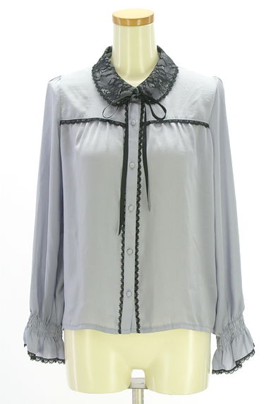 axes femme（アクシーズファム）の古着「襟レースブラウス（ブラウス）」大画像１へ