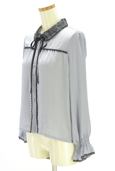 axes femme（アクシーズファム）の古着「襟レースブラウス（ブラウス）」大画像３へ