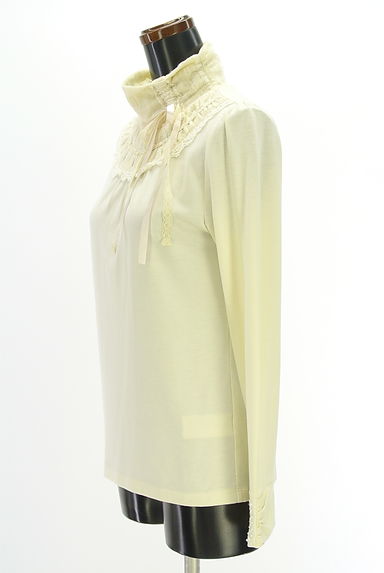 クリックで大画像表示 axes femme(アクシーズファム)の古着「レースハイネックカットソー(カットソー・プルオーバー)」大画像3へ