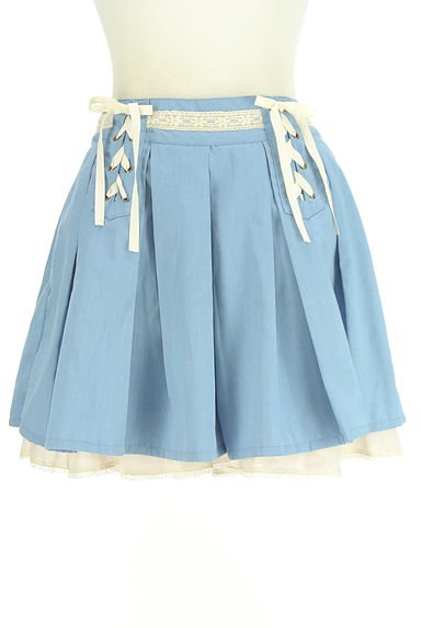 クリックで大画像表示 axes femme(アクシーズファム)の古着「レースアップフレアキュロット(ショートパンツ・ハーフパンツ)」大画像1へ