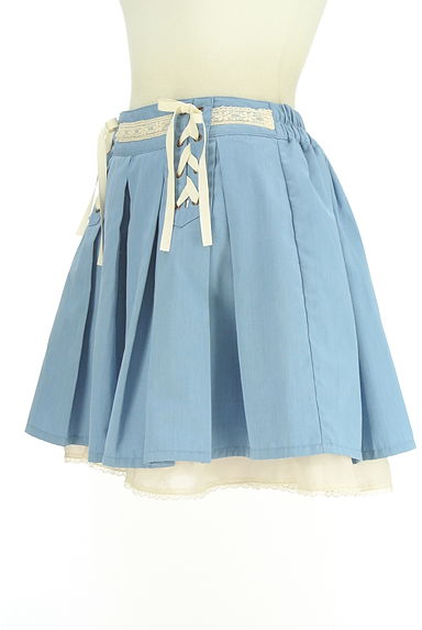 クリックで大画像表示 axes femme(アクシーズファム)の古着「レースアップフレアキュロット(ショートパンツ・ハーフパンツ)」大画像3へ