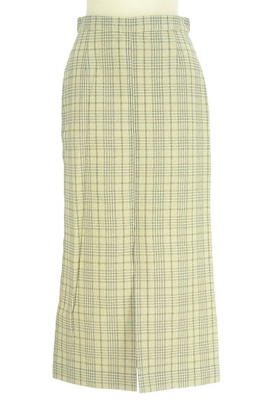 GREED INTERNATIONAL（グリードインターナショナル）の古着「チェック柄ペンシルスカート（ロングスカート・マキシスカート）」大画像１へ