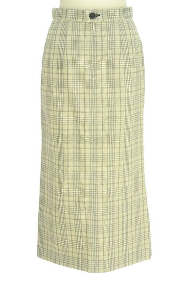 GREED INTERNATIONAL（グリードインターナショナル）の古着「チェック柄ペンシルスカート（ロングスカート・マキシスカート）」大画像２へ