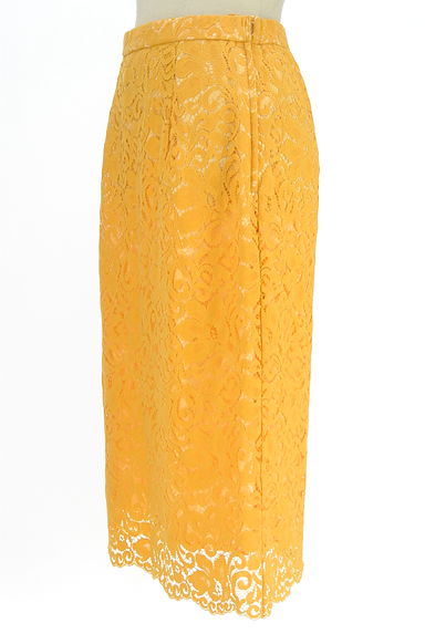 クリックで大画像表示 STRAWBERRY-FIELDS(ストロベリーフィールズ)の古着「膝下丈総レースタイトスカート(スカート)」大画像3へ