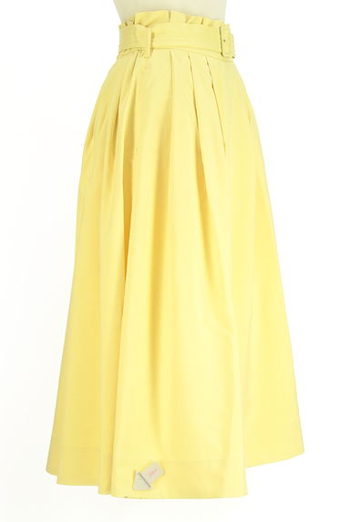 クリックで大画像表示 Te chichi(テチチ)の古着「ベルト付きミモレフレアスカート(ロングスカート・マキシスカート)」大画像4へ