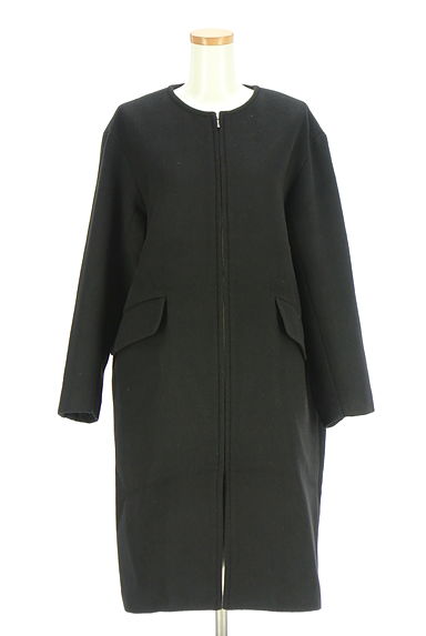 クリックで大画像表示 Spick and Span(スピック&スパン)の古着「ノーカラーロングコート(コート)」大画像1へ