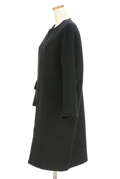 クリックで大画像表示 Spick and Span(スピック&スパン)の古着「ノーカラーロングコート(コート)」大画像3へ