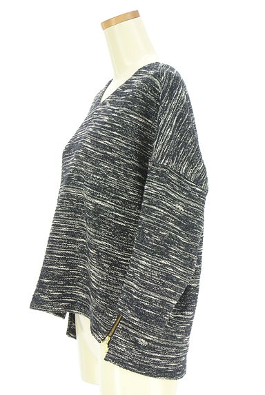 BARNYARDSTORM（バンヤードストーム）の古着「サイドファスナーラメニット（ニット）」大画像３へ