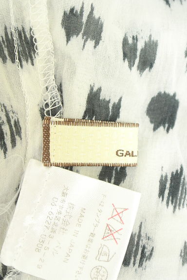 クリックで大画像表示 GALLARDAGALANTE(ガリャルダガランテ)の古着「フレンチスリーブシアーブラウス(カットソー・プルオーバー)」大画像6へ