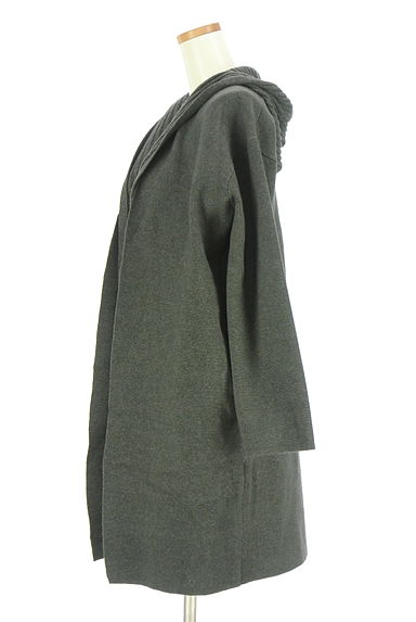 PLST（プラステ）の古着「カーディガン+フーディニットジレセット（カーディガン・ボレロ）」大画像３へ