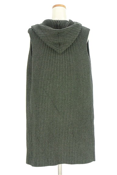 PLST（プラステ）の古着「カーディガン+フーディニットジレセット（カーディガン・ボレロ）」大画像５へ