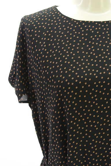 Reflect（リフレクト）の古着「ベルト付きドットシフォンミモレワンピース（ワンピース・チュニック）」大画像４へ