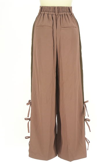 クリックで大画像表示 axes femme(アクシーズファム)の古着「axes femme POETIQUE サイドラインワイドパンツ(パンツ)」大画像2へ