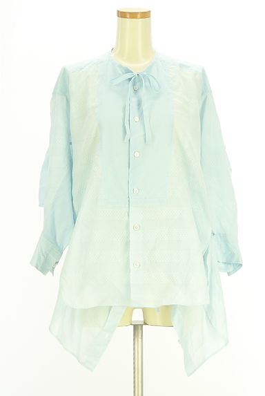 クリックで大画像表示 beautiful people(ビューティフルピープル)の古着「2WAYシアードルマンブラウス(ブラウス)」大画像4へ