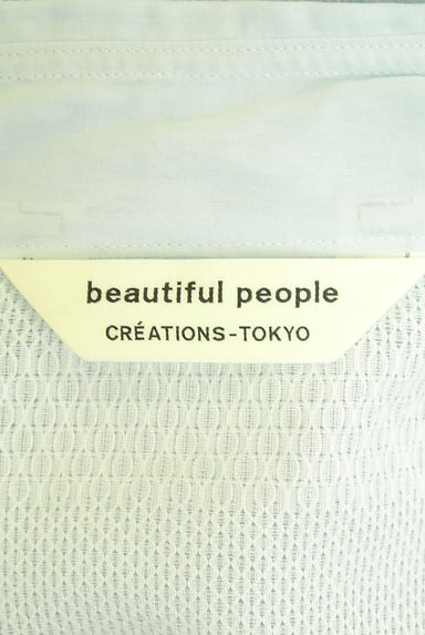 クリックで大画像表示 beautiful people(ビューティフルピープル)の古着「2WAYシアードルマンブラウス(ブラウス)」大画像6へ