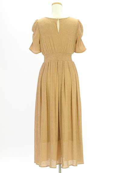 クリックで大画像表示 JILL by JILLSTUART(ジルバイジルスチュアート)の古着「ドットシフォンロングワンピース(ワンピース・チュニック)」大画像2へ