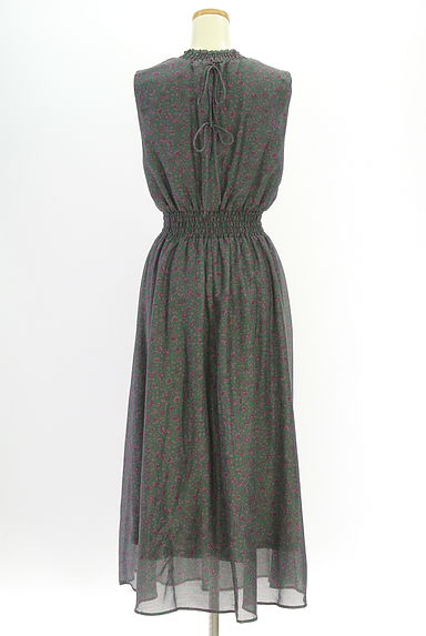 クリックで大画像表示 N.Natural Beauty Basic*(エヌ ナチュラルビューティーベーシック)の古着「花柄ロングシアーワンピース(ワンピース・チュニック)」大画像2へ