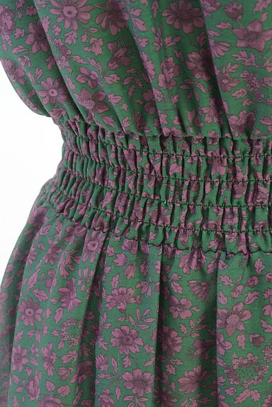 クリックで大画像表示 N.Natural Beauty Basic*(エヌ ナチュラルビューティーベーシック)の古着「花柄ロングシアーワンピース(ワンピース・チュニック)」大画像5へ