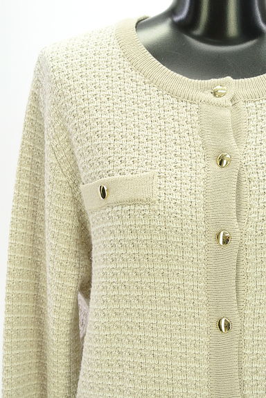 クリックで大画像表示 YECCA VECCA(イェッカヴェッカ)の古着「ラメニットカーディガン(カーディガン・ボレロ)」大画像4へ