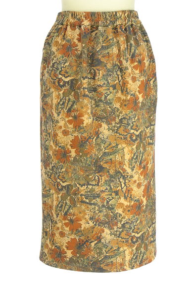 YECCA VECCA（イェッカヴェッカ）の古着「スウェード調ミモレタイトスカート（ロングスカート・マキシスカート）」大画像２へ