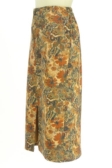 YECCA VECCA（イェッカヴェッカ）の古着「スウェード調ミモレタイトスカート（ロングスカート・マキシスカート）」大画像３へ