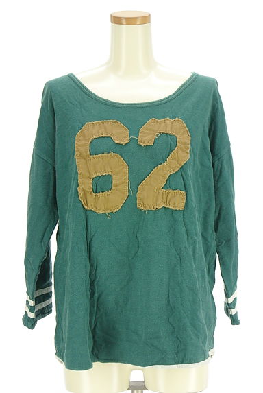 クリックで大画像表示 CUBE SUGAR(キューブシュガー)の古着「リバーシブルプリントカットソー(カットソー・プルオーバー)」大画像1へ