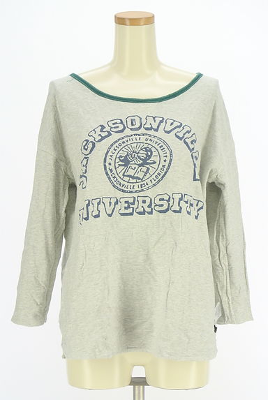 クリックで大画像表示 CUBE SUGAR(キューブシュガー)の古着「リバーシブルプリントカットソー(カットソー・プルオーバー)」大画像4へ