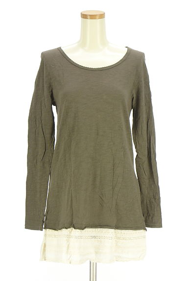 CUBE SUGAR（キューブシュガー）の古着「裾レースカットソー（カットソー・プルオーバー）」大画像１へ