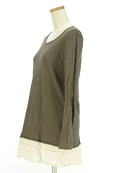 CUBE SUGAR（キューブシュガー）の古着「裾レースカットソー（カットソー・プルオーバー）」大画像３へ