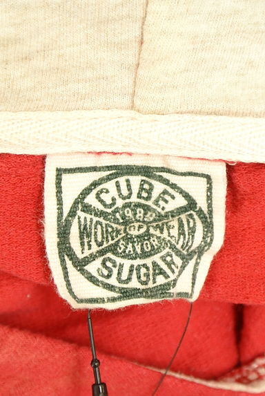 CUBE SUGAR（キューブシュガー）の古着「used加工フーディ膝丈ワンピース（ワンピース・チュニック）」大画像６へ