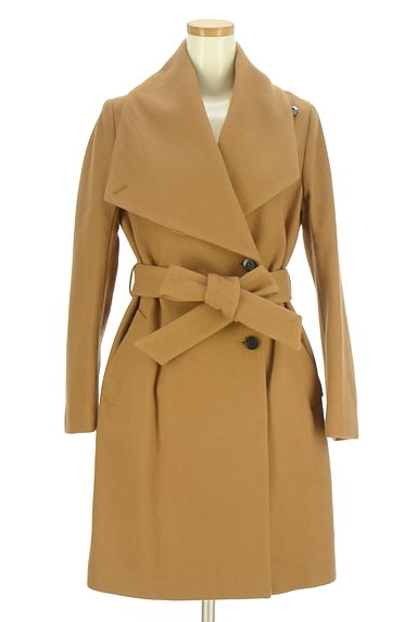 クリックで大画像表示 GALLARDAGALANTE(ガリャルダガランテ)の古着「ベルト付きビッグカラーウールコート(コート)」大画像1へ