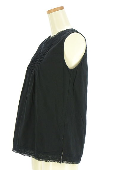 クリックで大画像表示 Samansa Mos2(サマンサモスモス)の古着「レース切替ノースリカットソー(カットソー・プルオーバー)」大画像3へ