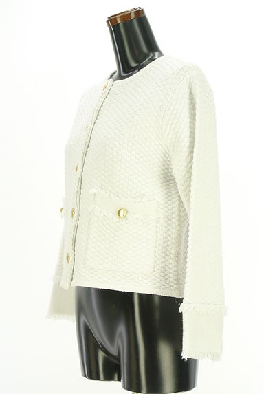 クリックで大画像表示 PROPORTION BODY DRESSING(プロポーションボディドレッシング)の古着「ラメニットカーディガン(カーディガン・ボレロ)」大画像3へ