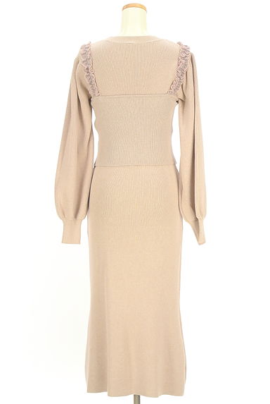 クリックで大画像表示 PROPORTION BODY DRESSING(プロポーションボディドレッシング)の古着「EDIT COLOGNE ビスチェ付きロングニットワンピ(ワンピース・チュニック)」大画像2へ