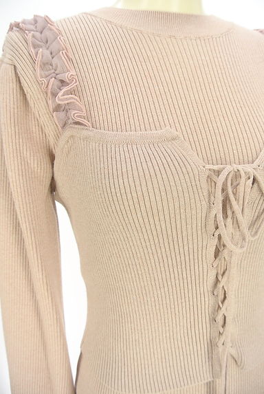 クリックで大画像表示 PROPORTION BODY DRESSING(プロポーションボディドレッシング)の古着「EDIT COLOGNE ビスチェ付きロングニットワンピ(ワンピース・チュニック)」大画像4へ