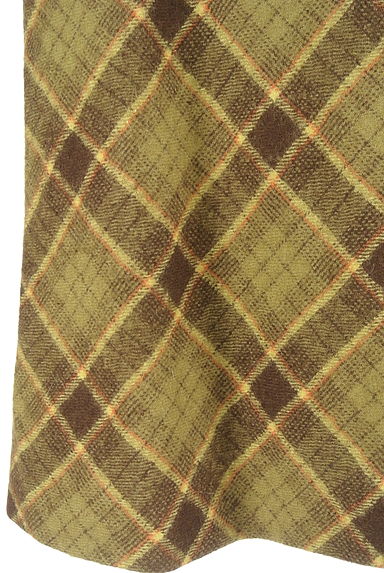 クリックで大画像表示 KarL Park Lane(カールパークレーン)の古着「チェック柄ウールロングスカート(ロングスカート・マキシスカート)」大画像5へ