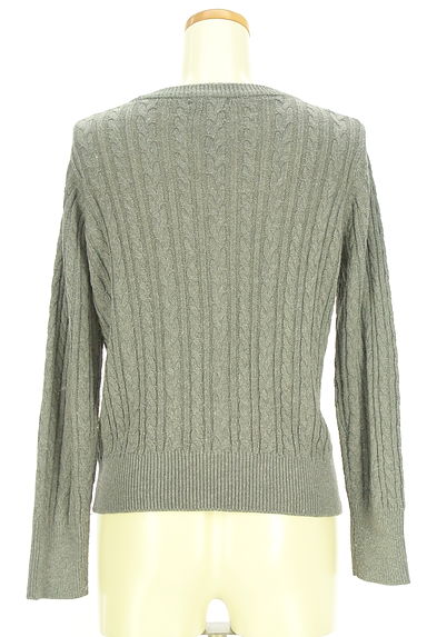 クリックで大画像表示 earth music&ecology(アースミュージック&エコロジー)の古着「ケーブル編みニットトップス(ニット)」大画像2へ