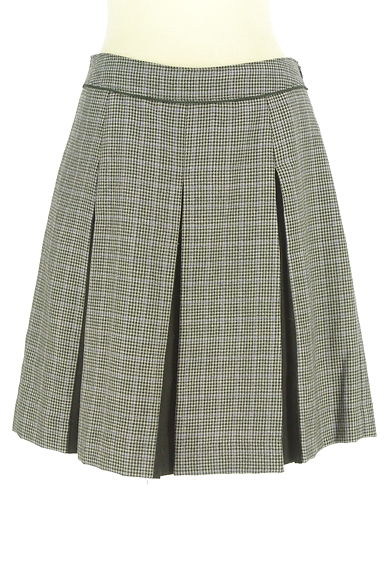 クリックで大画像表示 NATURAL BEAUTY BASIC(ナチュラルビューティベーシック)の古着「インパーテッドプリーツミニスカート(スカート)」大画像1へ