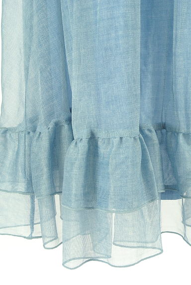 axes femme（アクシーズファム）の古着「裾フリルシアー膝下スカート（ロングスカート・マキシスカート）」大画像５へ